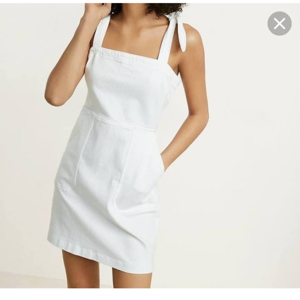 NWOT Express White Denim Jumper
